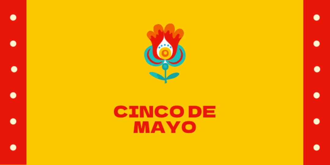 Cinco de Mayo yellow modern-color-block