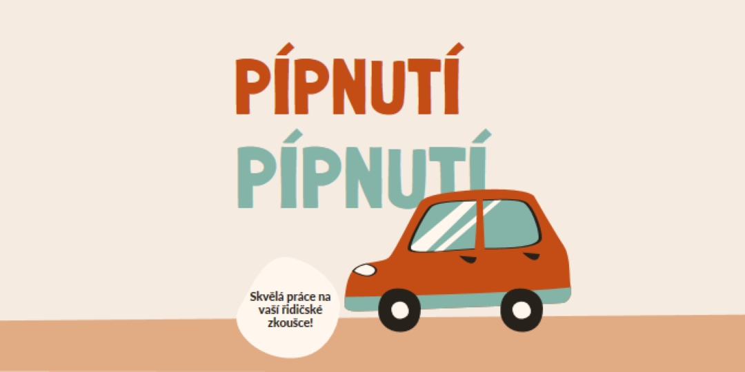 Pípnutí! orange whimsical-color-block