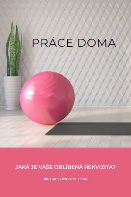 Práce doma gray modern-bold