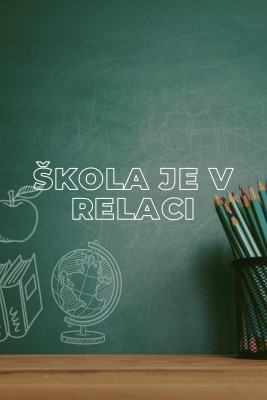 Škola je v relaci green modern-simple