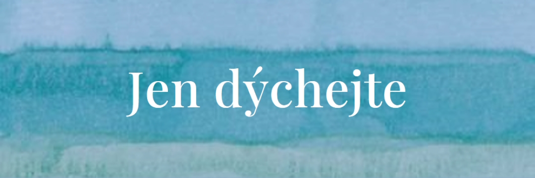 A dýchejte blue modern-simple
