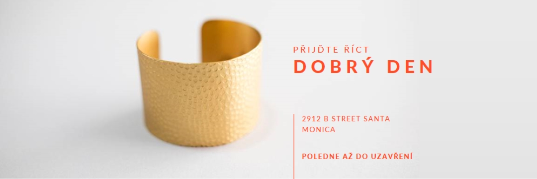 Přijďte pozdravit white modern-bold