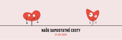 Naše samostatné cesty pink whimsical-line