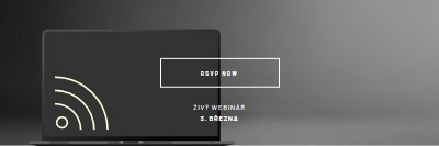 Hvězda webináře black modern-simple