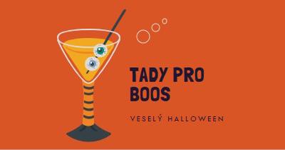 Oční bulvy highball orange modern-bold