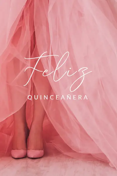 Barvy quinceanera pink modern-simple