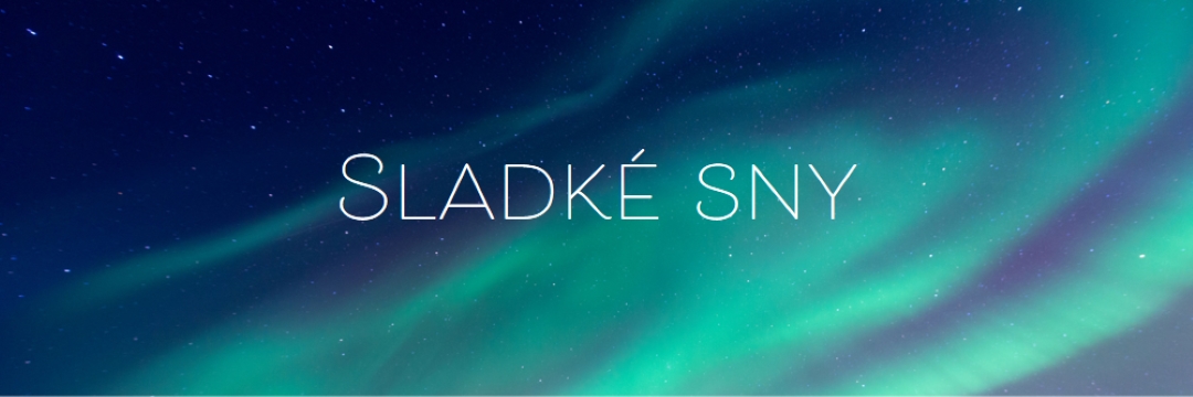 Sladká sny noční obloha blue modern-simple