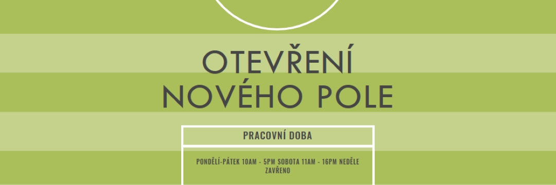 Cíle pole green modern-geometric-&-linear