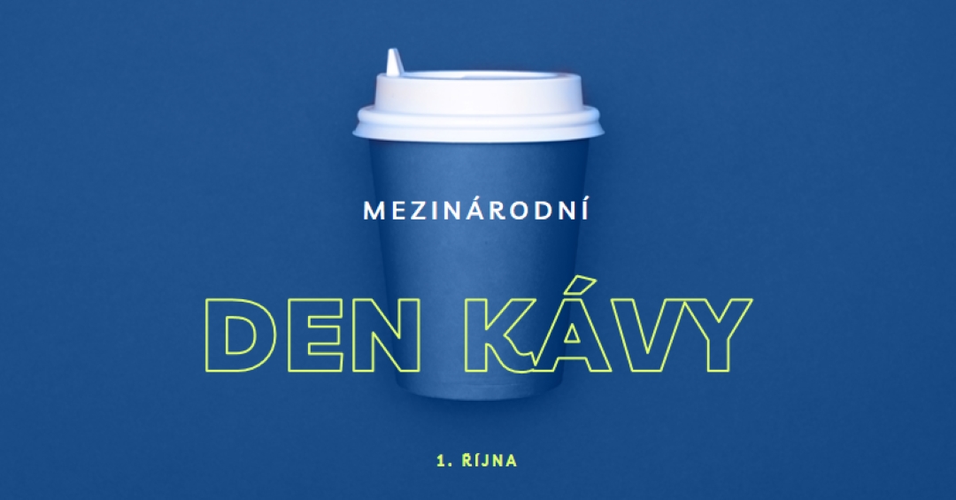 Kultura v kavárně blue modern-bold
