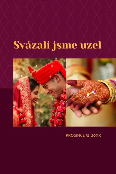 Svázali jsme uzel red modern-simple