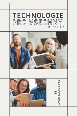 Technologie pro všechny gray modern-geometric-&-linear