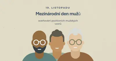 Mezinárodní den mužů gray modern-color-block