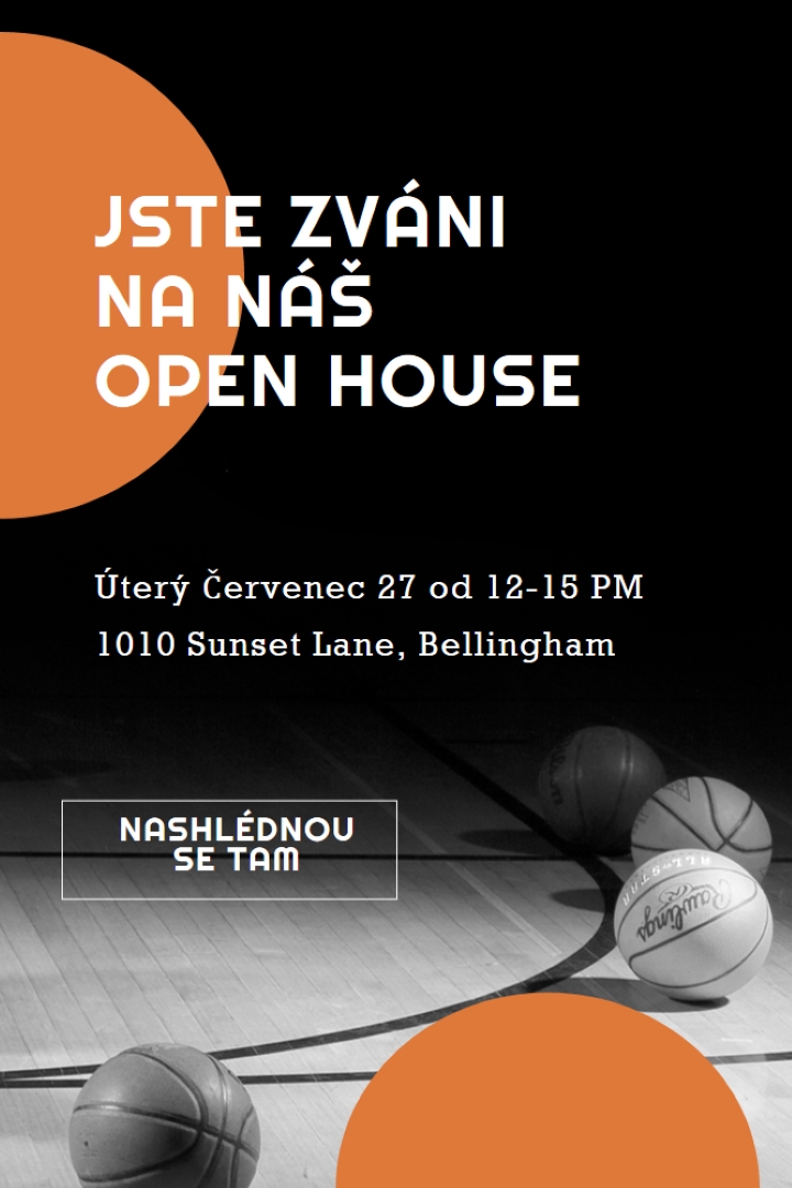 Sportovní open house black vintage-retro