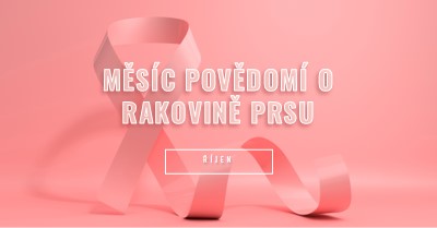 Povědomí o rakovině prsu pink modern-bold