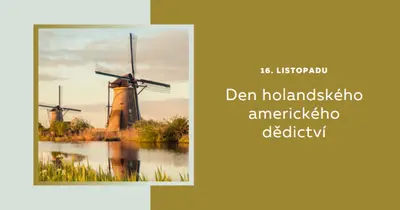 Den holandského amerického dědictví brown modern-simple