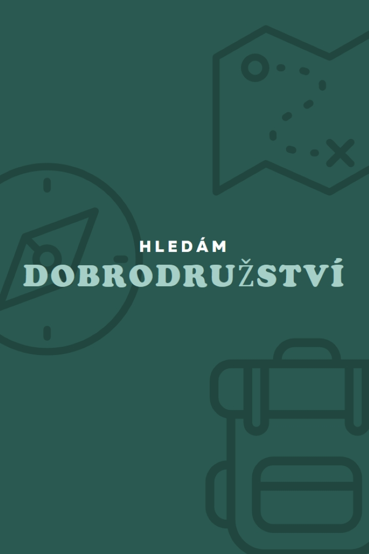 Pojďme se ztratit green modern-bold