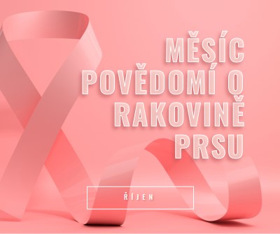 Povědomí o rakovině prsu pink modern-bold