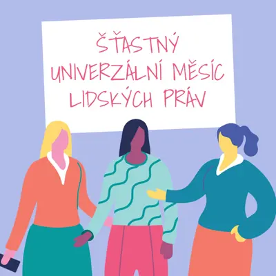 Rovnost je univerzální blue whimsical-color-block