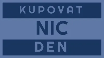 Přestaňte a nenakupujte blue modern-bold