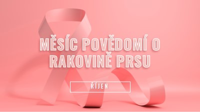 Povědomí o rakovině prsu pink modern-bold