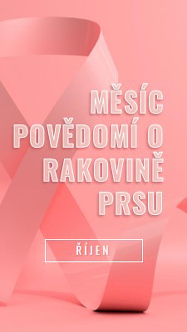 Povědomí o rakovině prsu pink modern-bold