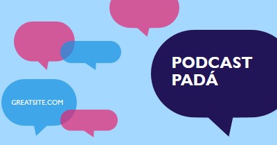 Podcast se teď vyřazovat blue modern-color-block