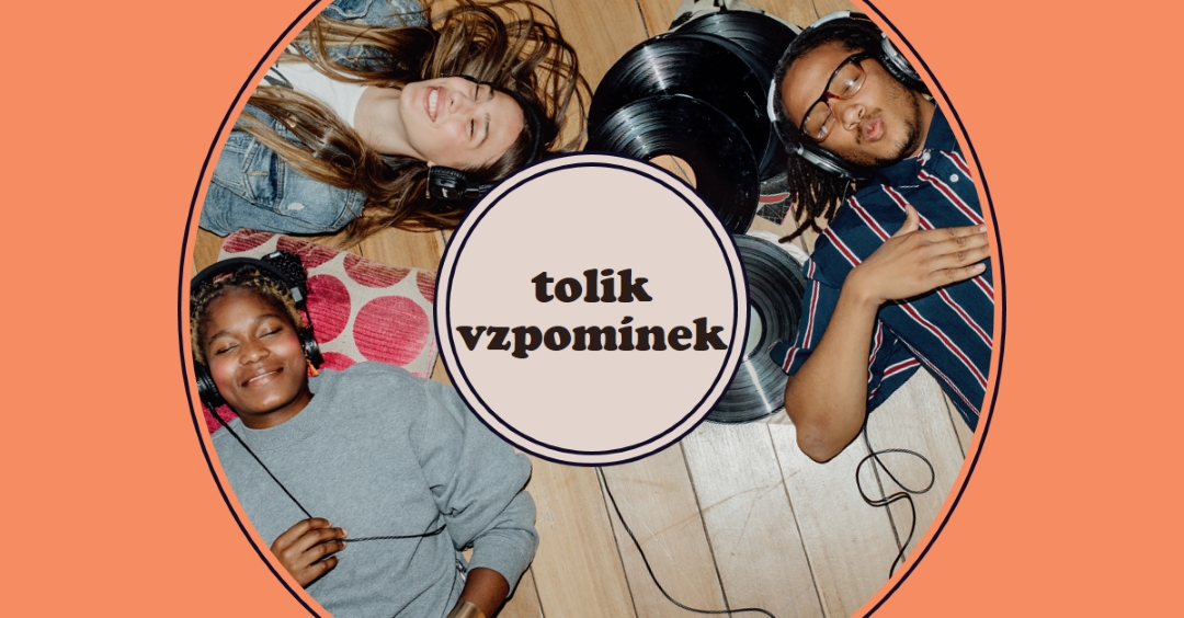 Tolik vzpomínek orange vintage-retro