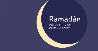 Pokojný ramadán pro vás i pro vás purple modern-color-block