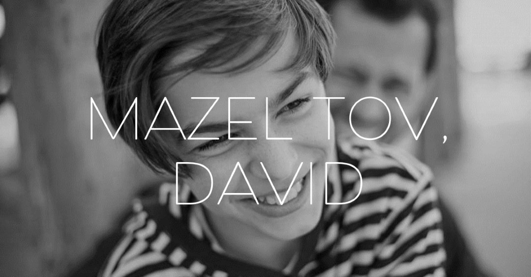 Mazel tov na vašem baru mitzvah black modern-simple