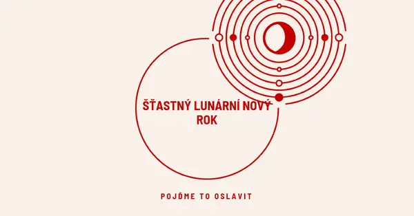 Oslavme lunární nový rok white modern-simple