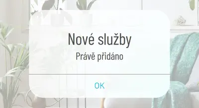 Oznámení služby white modern-simple
