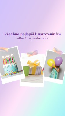 Užijte si svůj zvláštní den purple fun,playful,colorful