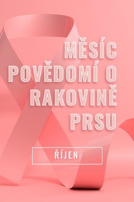 Povědomí o rakovině prsu pink modern-bold