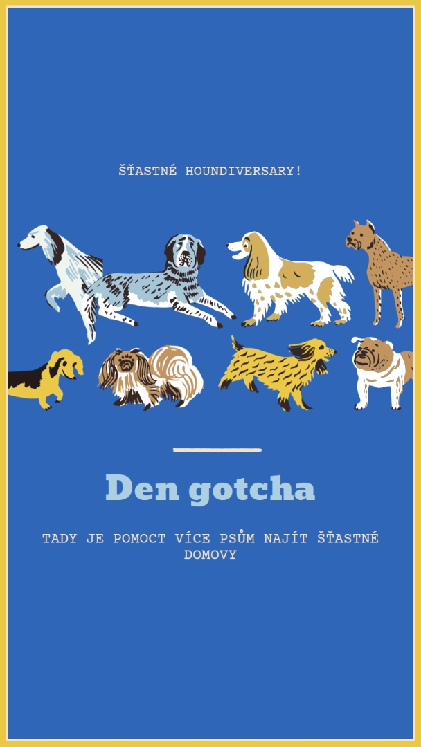 Pomoc dalším psům najít domovy blue dog,illustration,playful