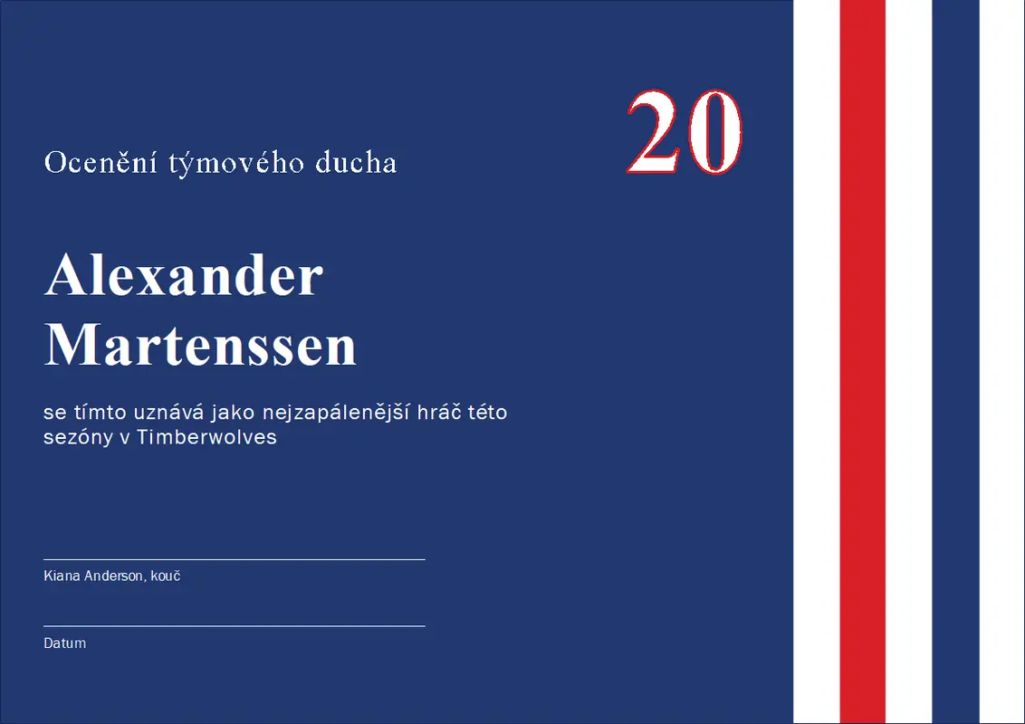 Ocenění týmového ducha modern-color-block