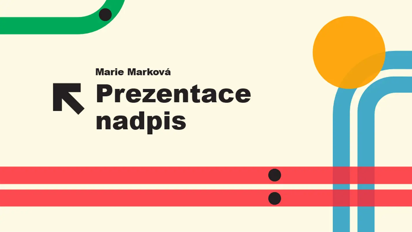 Návrh Metropole modern geometric