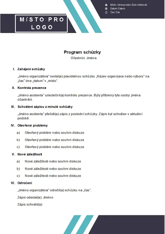 Agenda s dvojitým proužkem