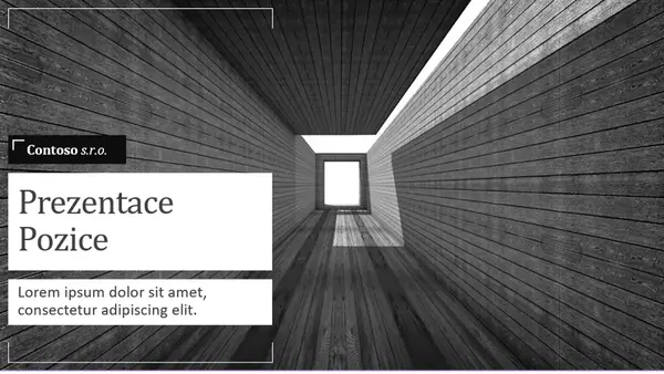 Architektonická prodejní prezentace