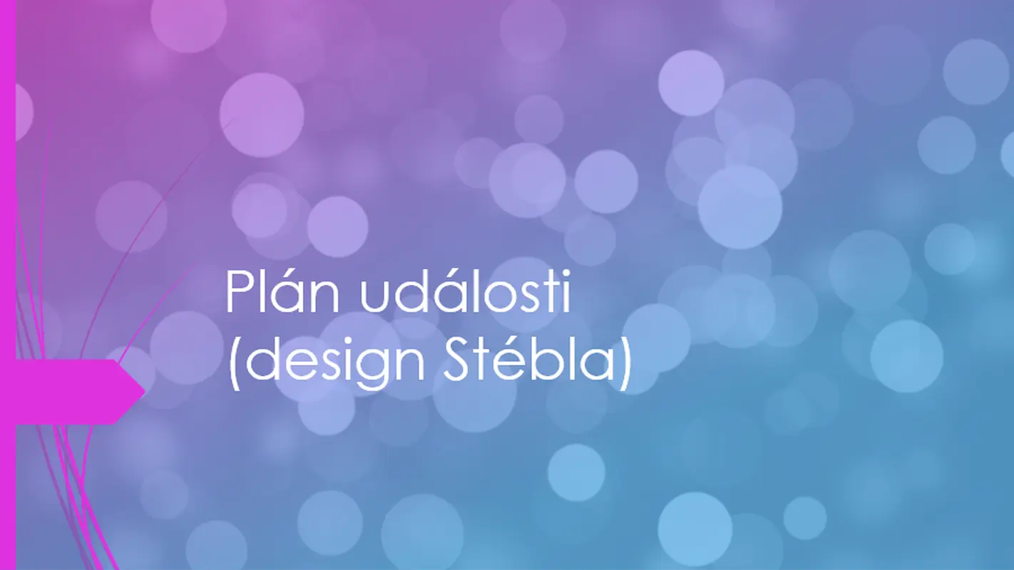 Návrh události modern simple