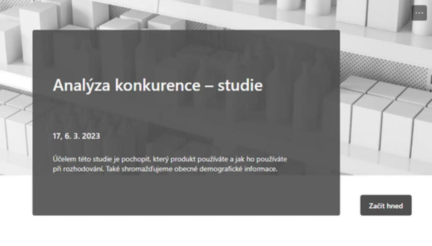 Analýza konkurence – studie gray