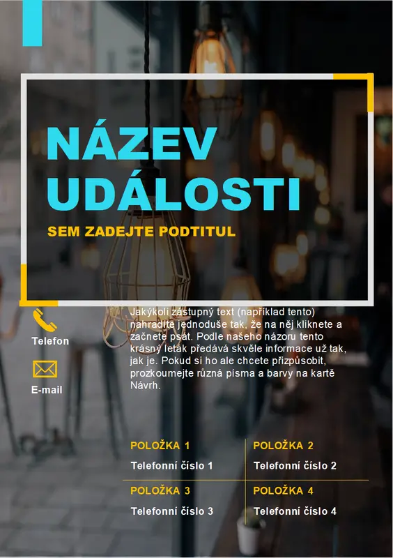 Moderní leták
