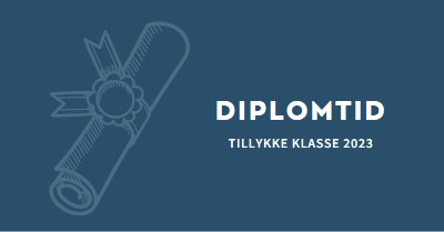 Dit diplom blue modern-simple