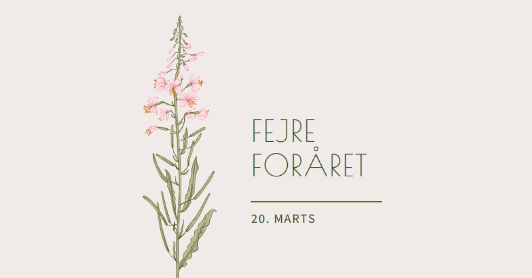 Fejre foråret white vintage-botanical