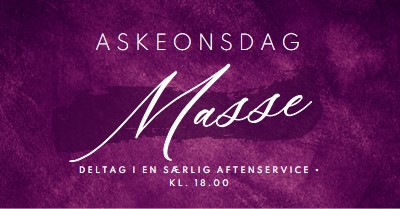 Aske onsdag masse purple modern-simple