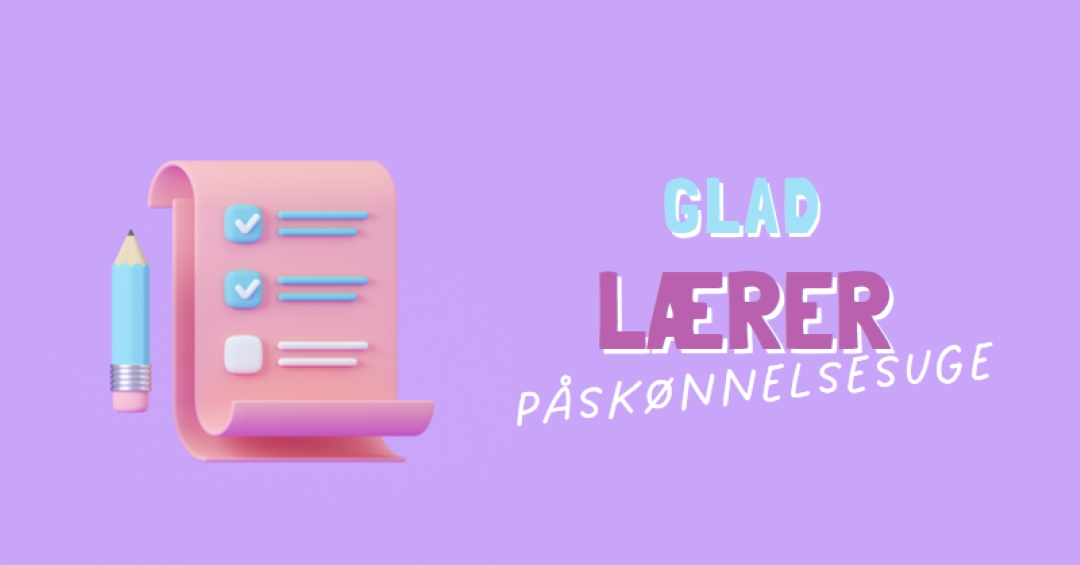 Lærer påskønnelsesuge purple whimsical-color-block