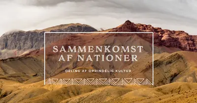 Fejring af indfødt kultur brown modern-simple