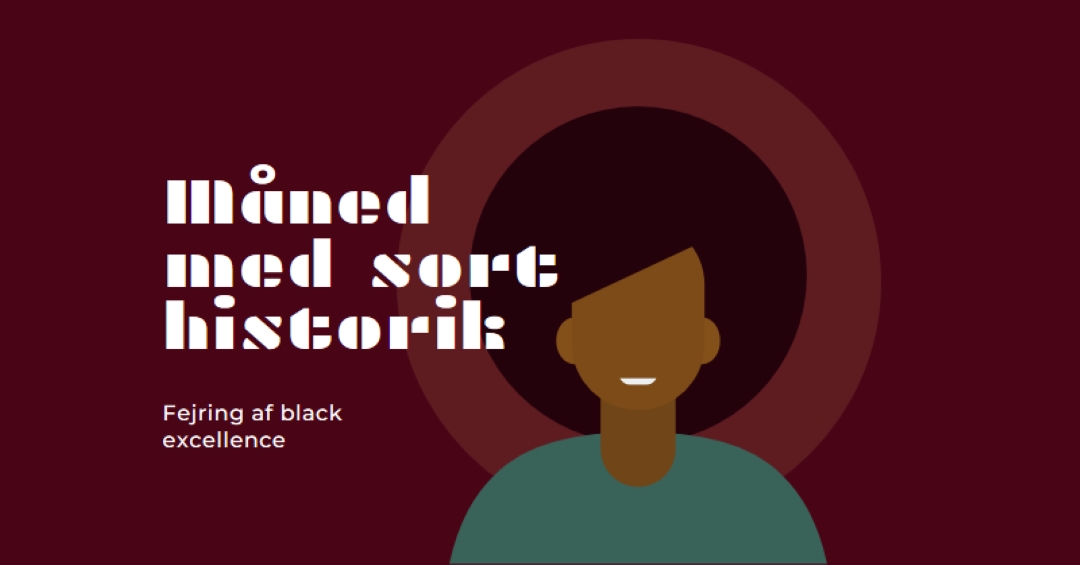 Fejring af Black History Month red modern-color-block