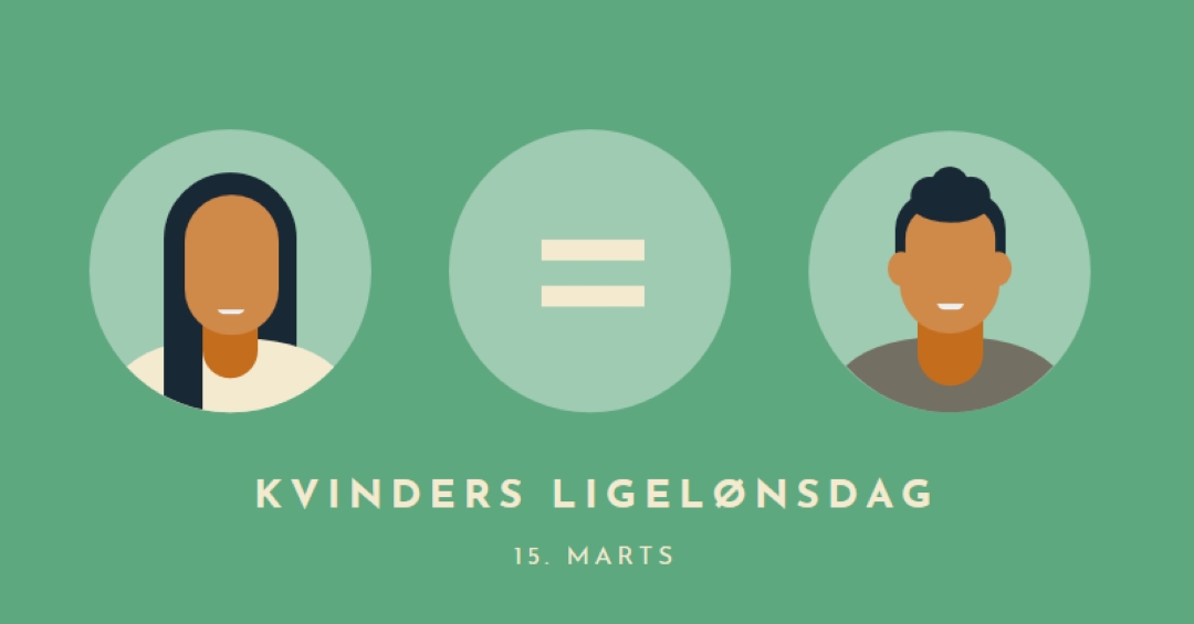 I dag er dagen for lige løn green modern-color-block