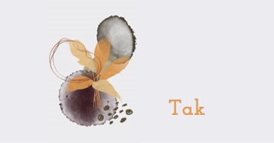 Med taknemmelighed gray organic-simple