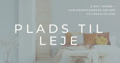 Plads til leje gray modern-simple